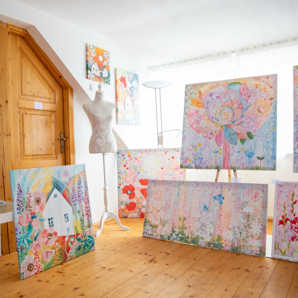 Plátno na vnitřním rámu 80x40 cm
